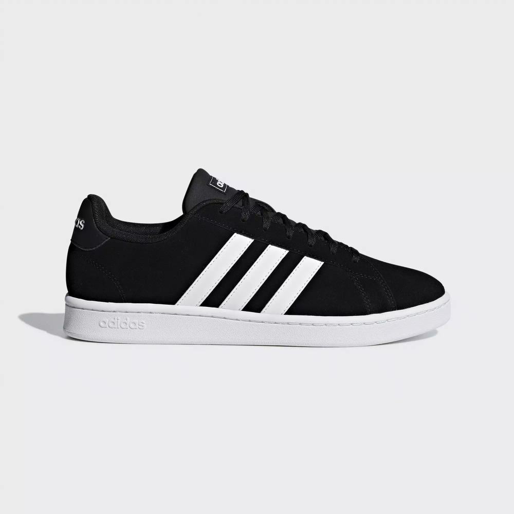 Adidas Grand Court Zapatillas De Tenis Negros Para Hombre (MX-98261)
